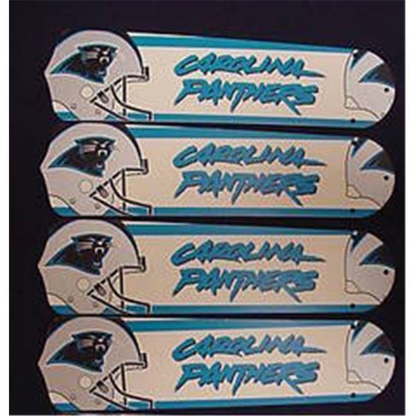 Ceiling Fan Designers Ceiling Fan Designers 52SET-NFL-CAR NFL Carolina Panthers Football 52 In. Ceiling Fan Blades OnLY 52SET-NFL-CAR